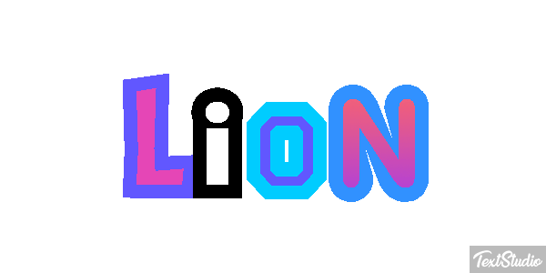 Lion Текстовый эффект