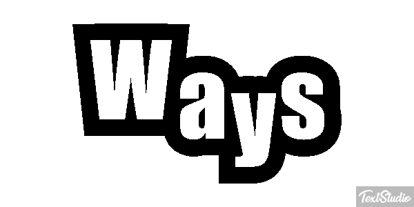 Ways Text effect