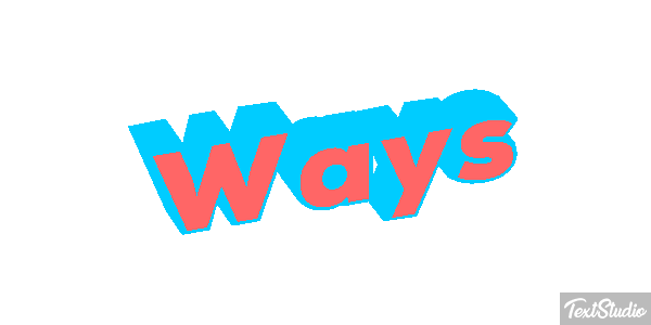 Ways Text effect