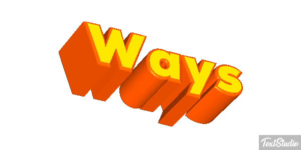 Ways Text effect
