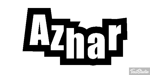 Azhar Text effect