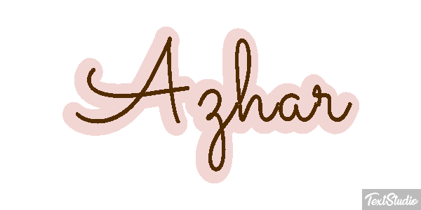 Azhar Text effect
