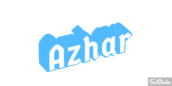 Azhar Text effect