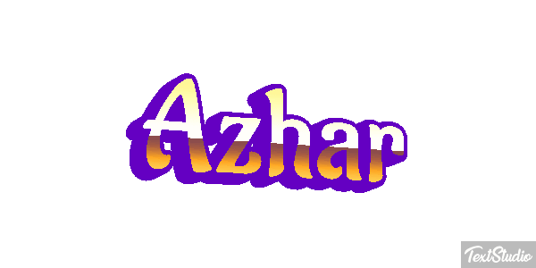 Azhar Text effect
