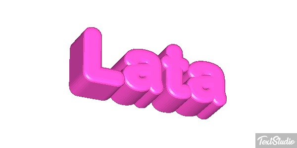 Lata Efeito do texto