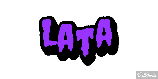 Lata Efeito do texto