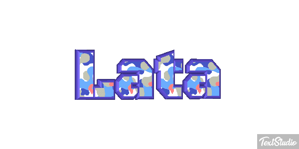 Lata Efeito do texto