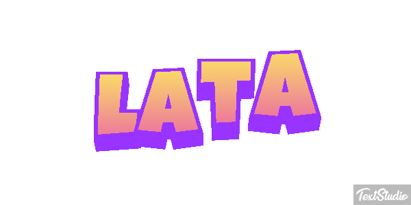 Lata Efeito do texto