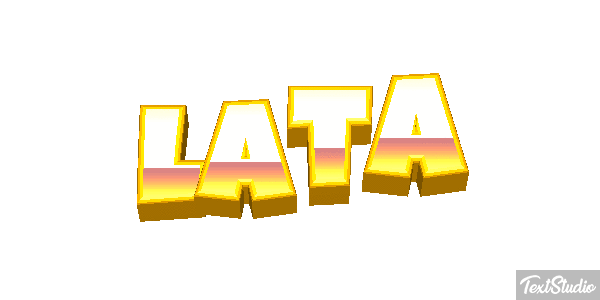 Lata Efeito do texto