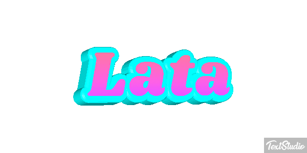Lata Efeito do texto