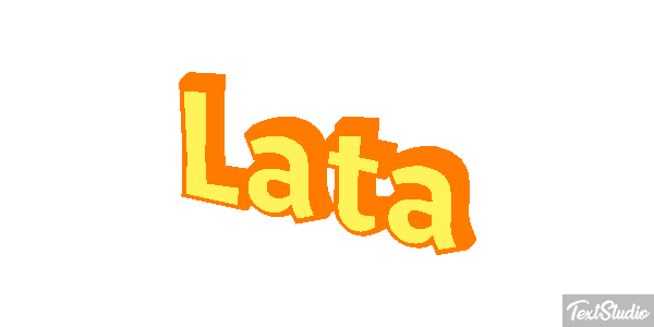 Lata Efeito do texto