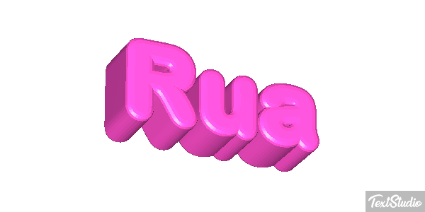 Rua Text effect