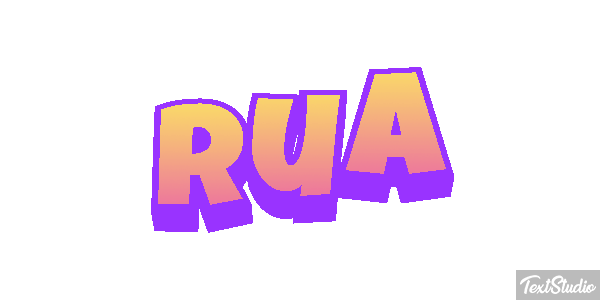 Rua Text effect