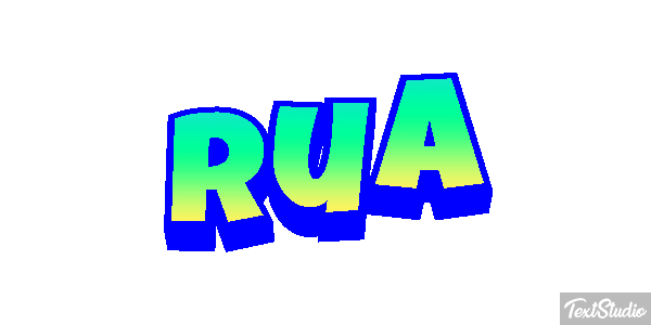 Rua Text effect