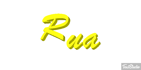 Rua Text effect