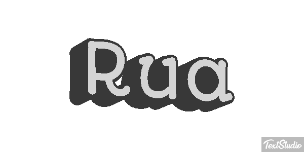 Rua Text effect