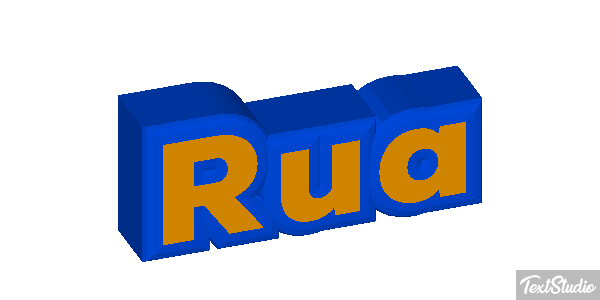 Rua Text effect