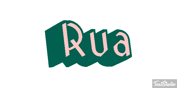 Rua Text effect