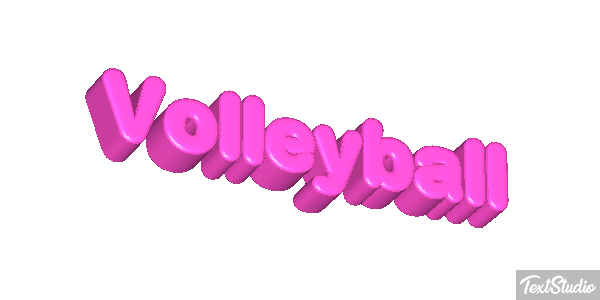 Volleyball Texteffekt