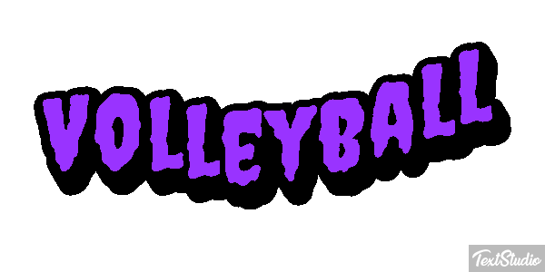 Volleyball Texteffekt
