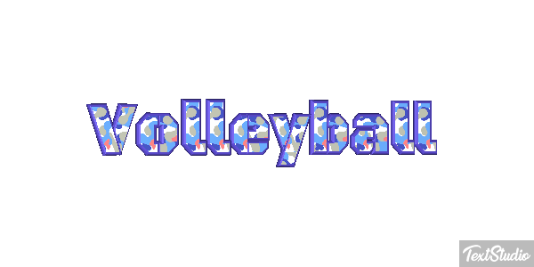 Volleyball Texteffekt