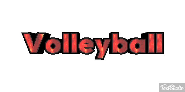 Volleyball Texteffekt