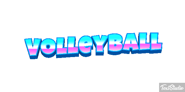 Volleyball Texteffekt