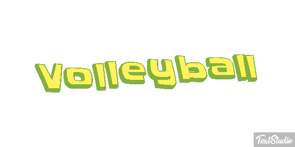 Volleyball Texteffekt