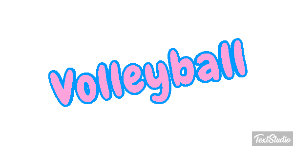 Volleyball Texteffekt