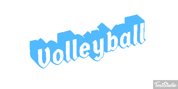 Volleyball Texteffekt
