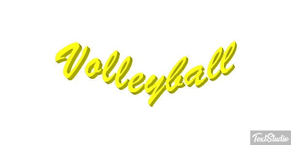 Volleyball Texteffekt