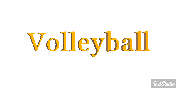 Volleyball Texteffekt
