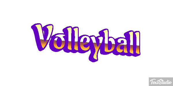 Volleyball Texteffekt