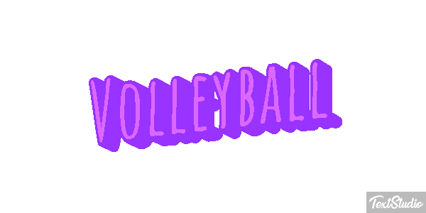 Volleyball Texteffekt