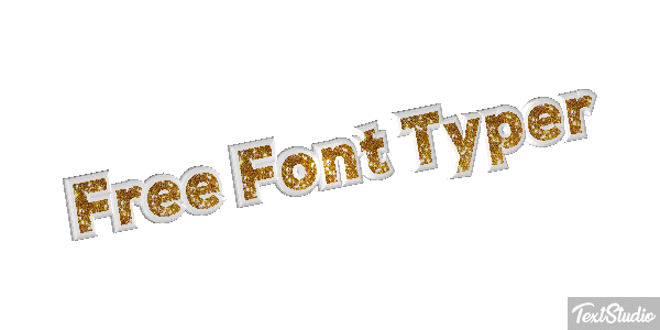 Free Font Typer Efekt tekstowy