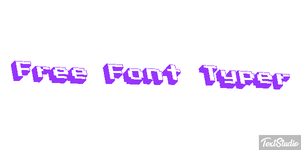 Free Font Typer Efekt tekstowy