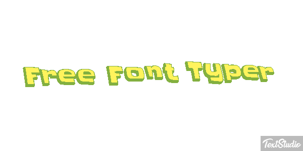 Free Font Typer Efekt tekstowy