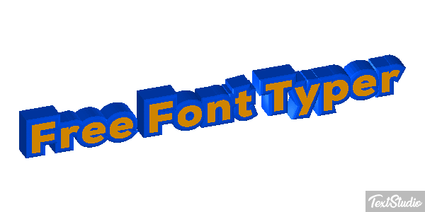 Free Font Typer Efekt tekstowy