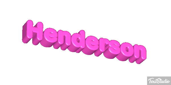 Henderson Text effect