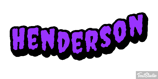 Henderson Text effect