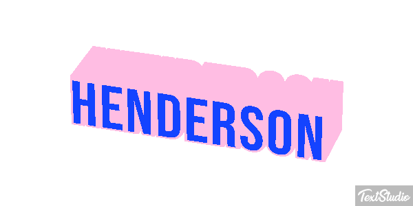 Henderson Text effect