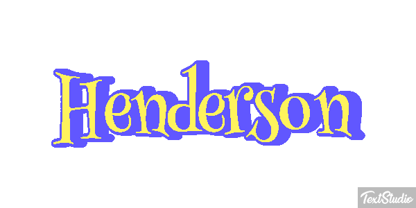 Henderson Text effect