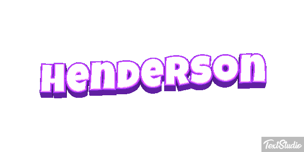 Henderson Text effect