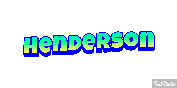 Henderson Text effect