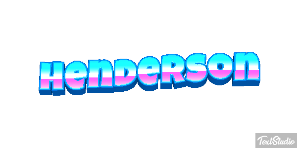 Henderson Text effect