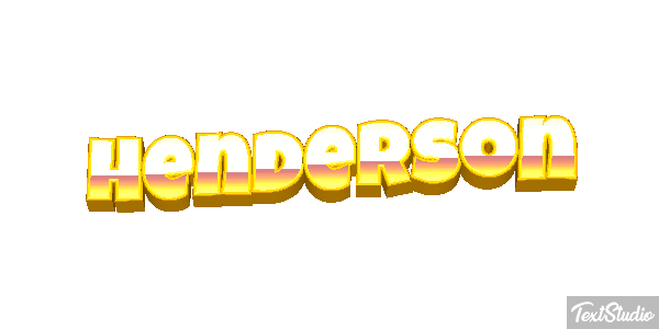 Henderson Text effect