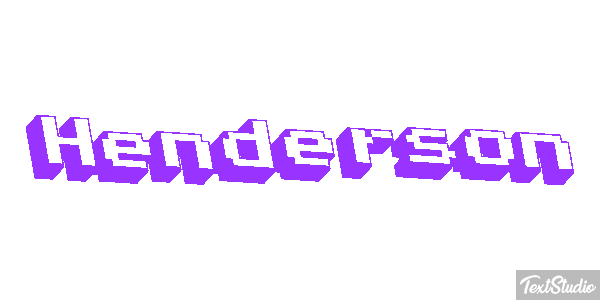 Henderson Text effect