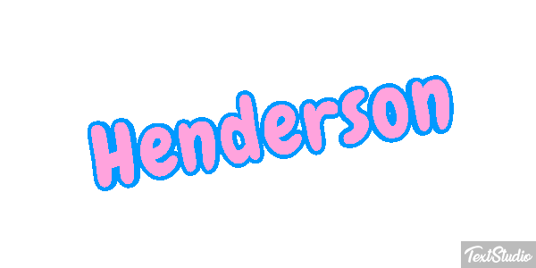 Henderson Text effect