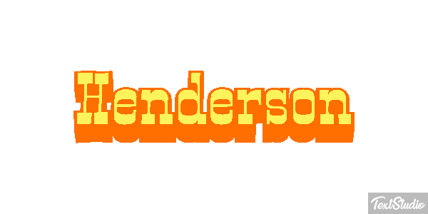 Henderson Text effect
