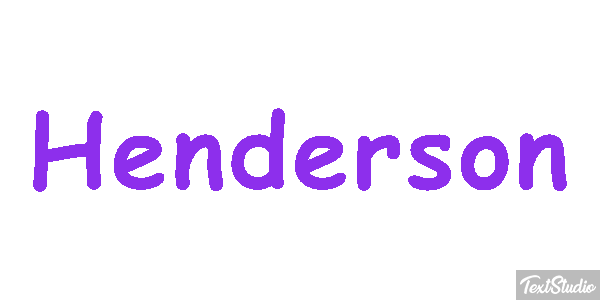 Henderson Text effect